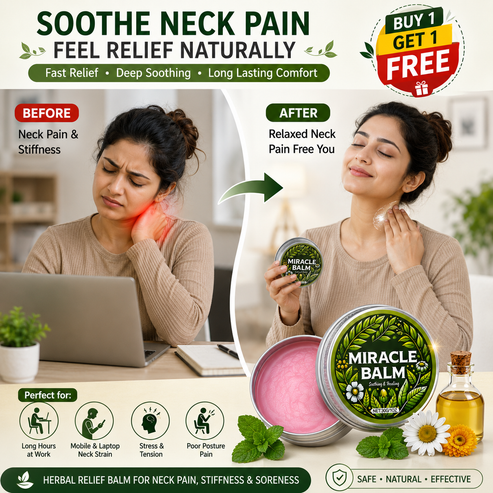 Herbal Miracle Balm for Pain Relief 🌿✨ (Buy 1 Get 1 Free🔥🔥)