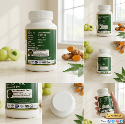 Pure Ayurvedic Care Fat Loss Capsule 🌿✨ (🔥Buy 1 Get 1 Free🔥)