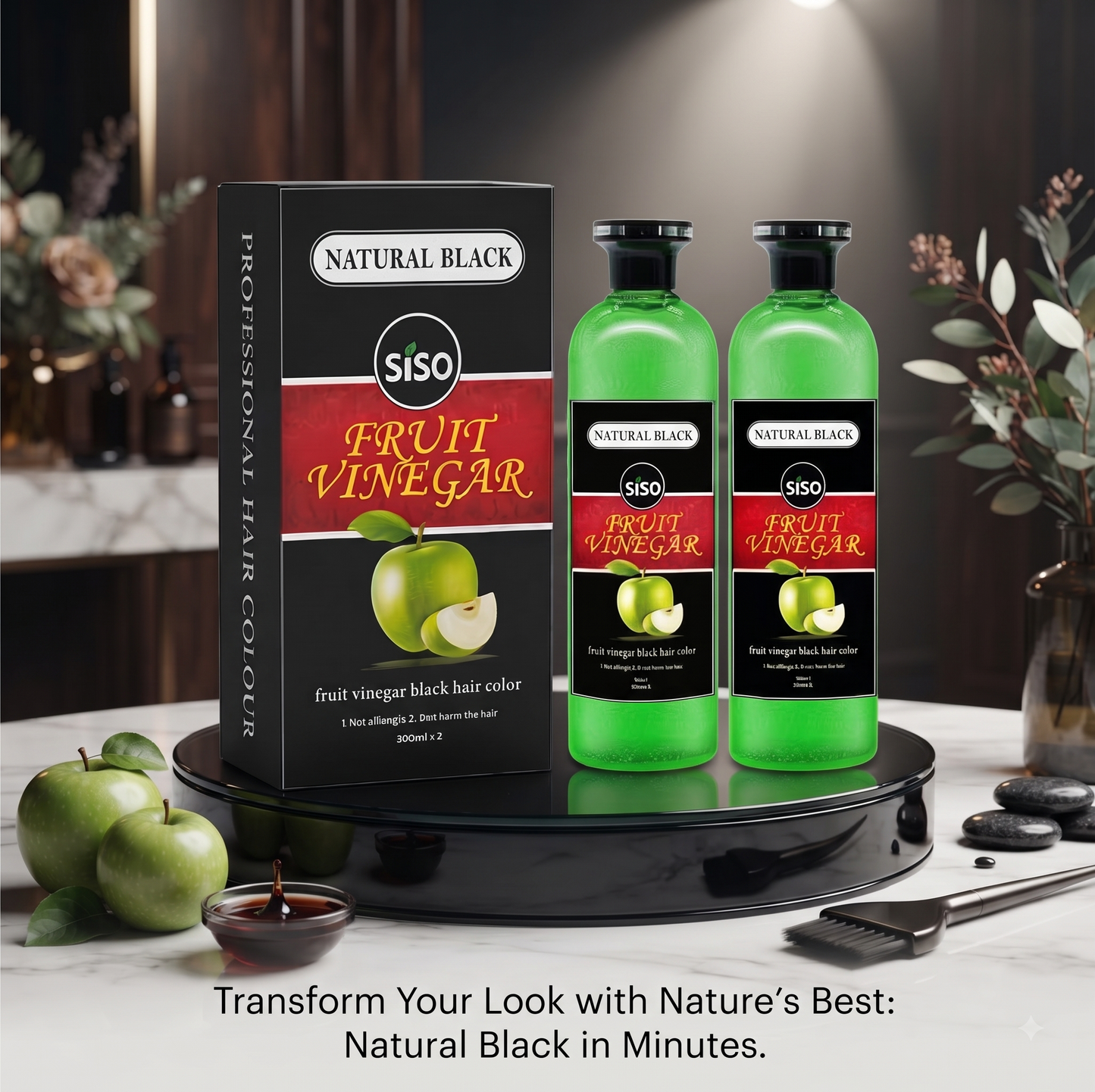 Hair Color Gel - 100% Gray Hair Coverage 🌿✨(Buy 1 Get 1 Free🔥)