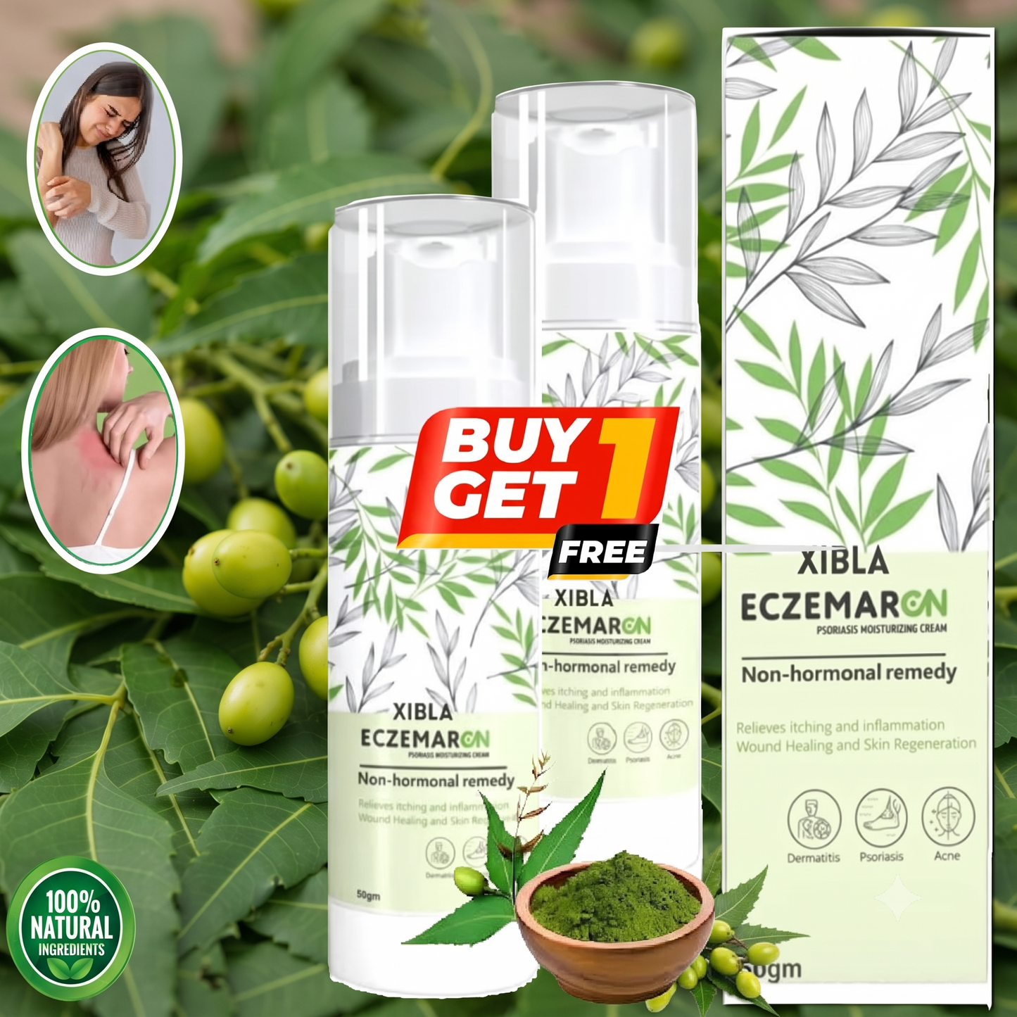 Herbal Psoriasis Eczema Relief Spray  (🔥Buy 1 Get 1 Free🔥)(Pack Of 2)